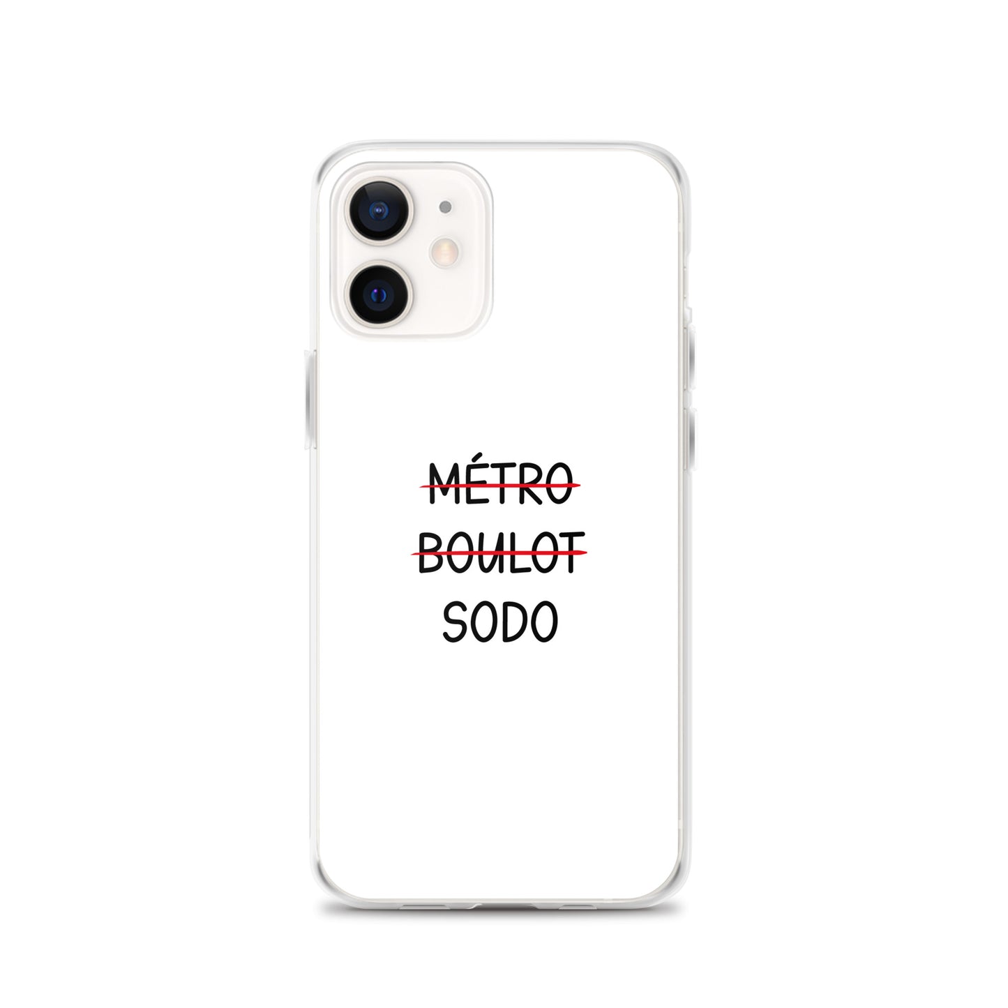 Coque iPhone Métro boulot sodo - Sedurro