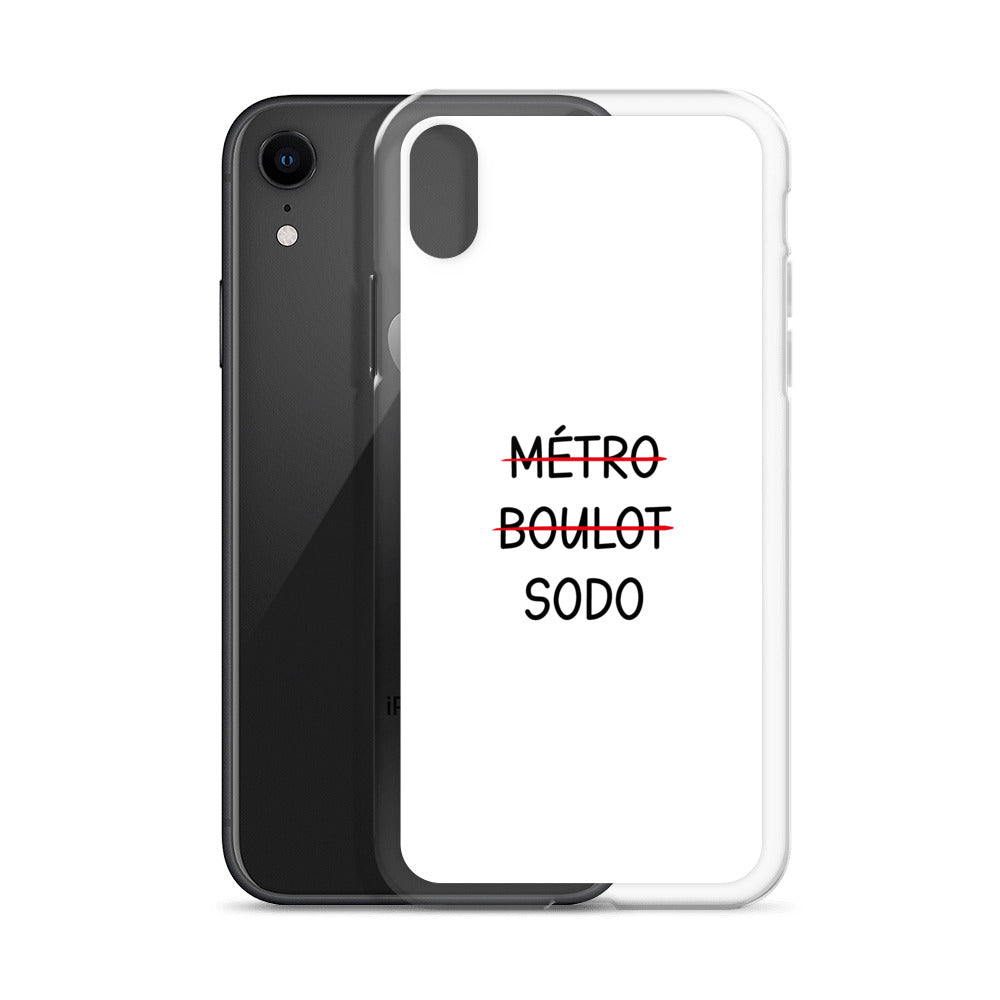 Coque iPhone Métro boulot sodo - Sedurro