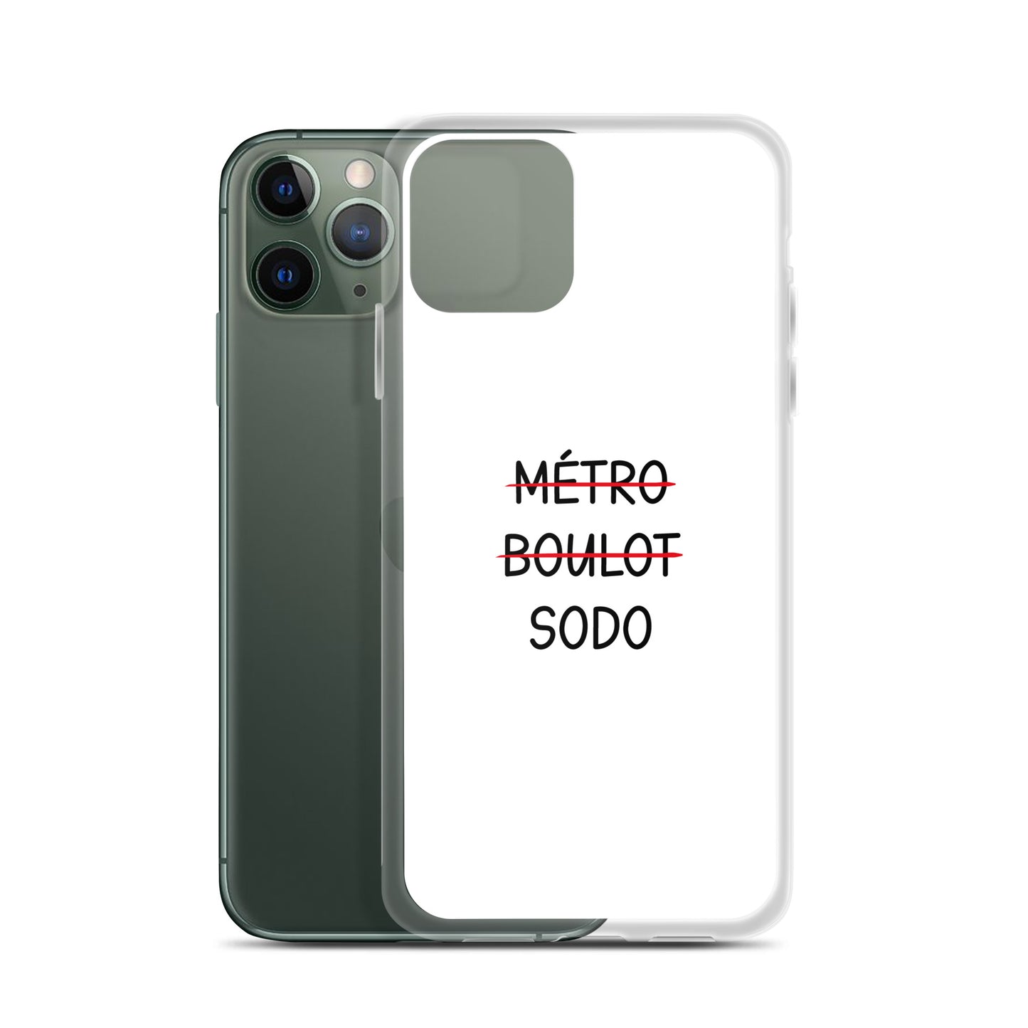 Coque iPhone Métro boulot sodo - Sedurro