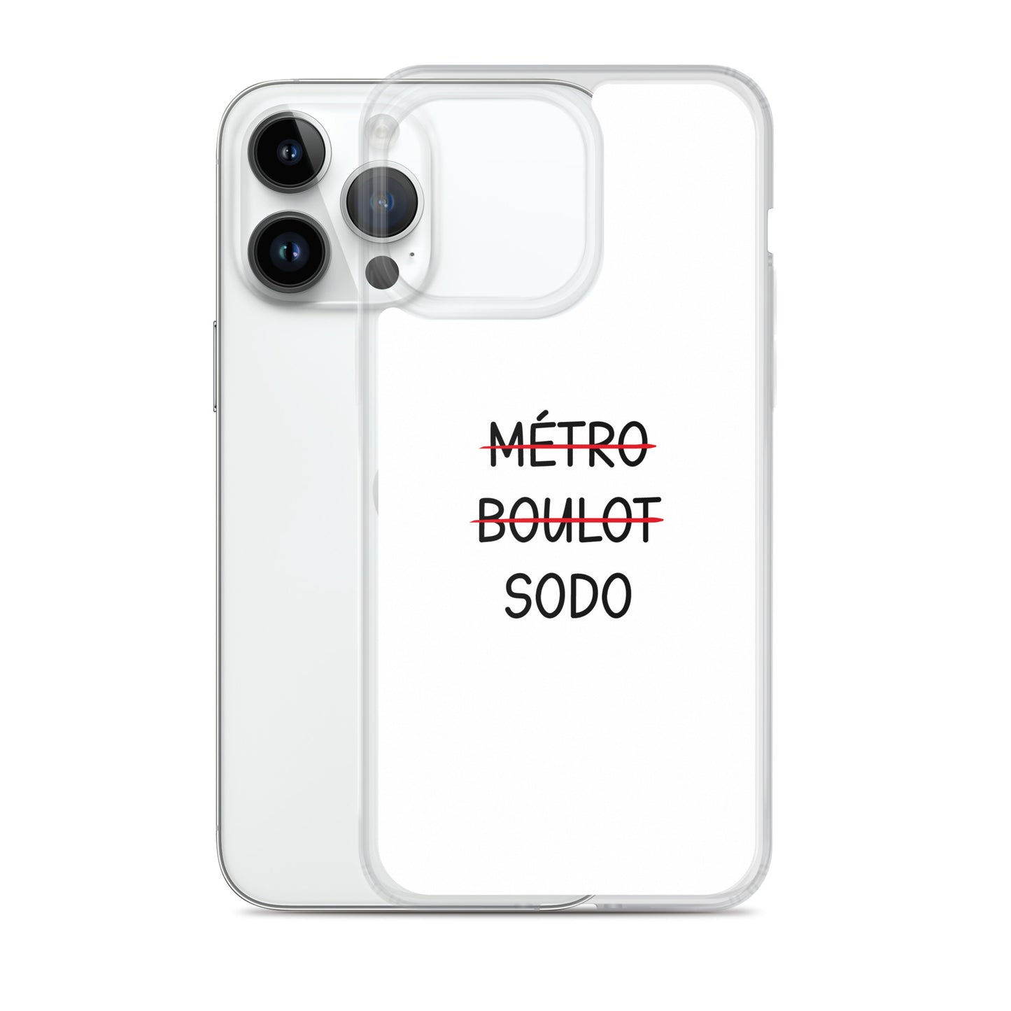 Coque iPhone Métro boulot sodo - Sedurro