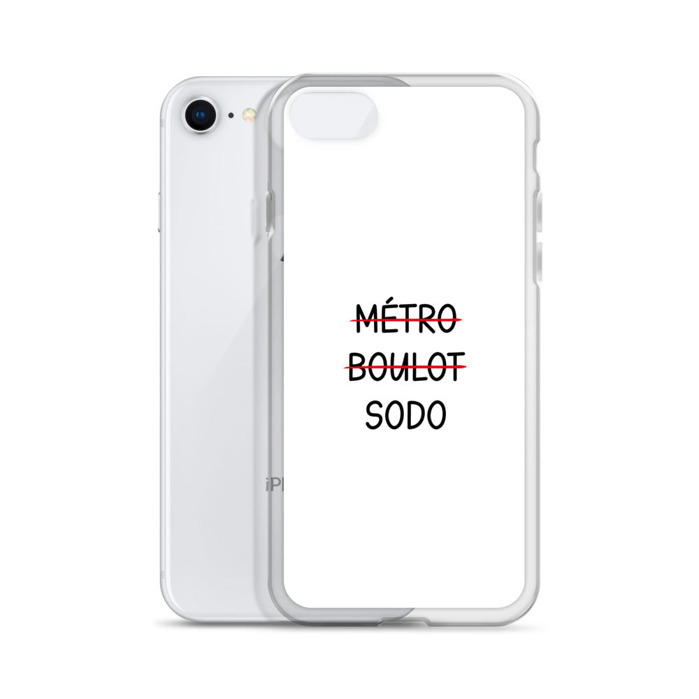 Coque iPhone Métro boulot sodo - Sedurro