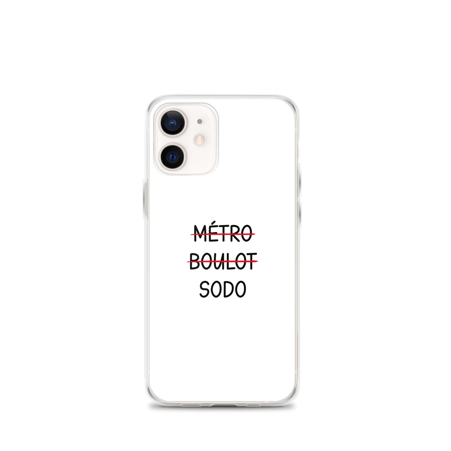 Coque iPhone Métro boulot sodo - Sedurro