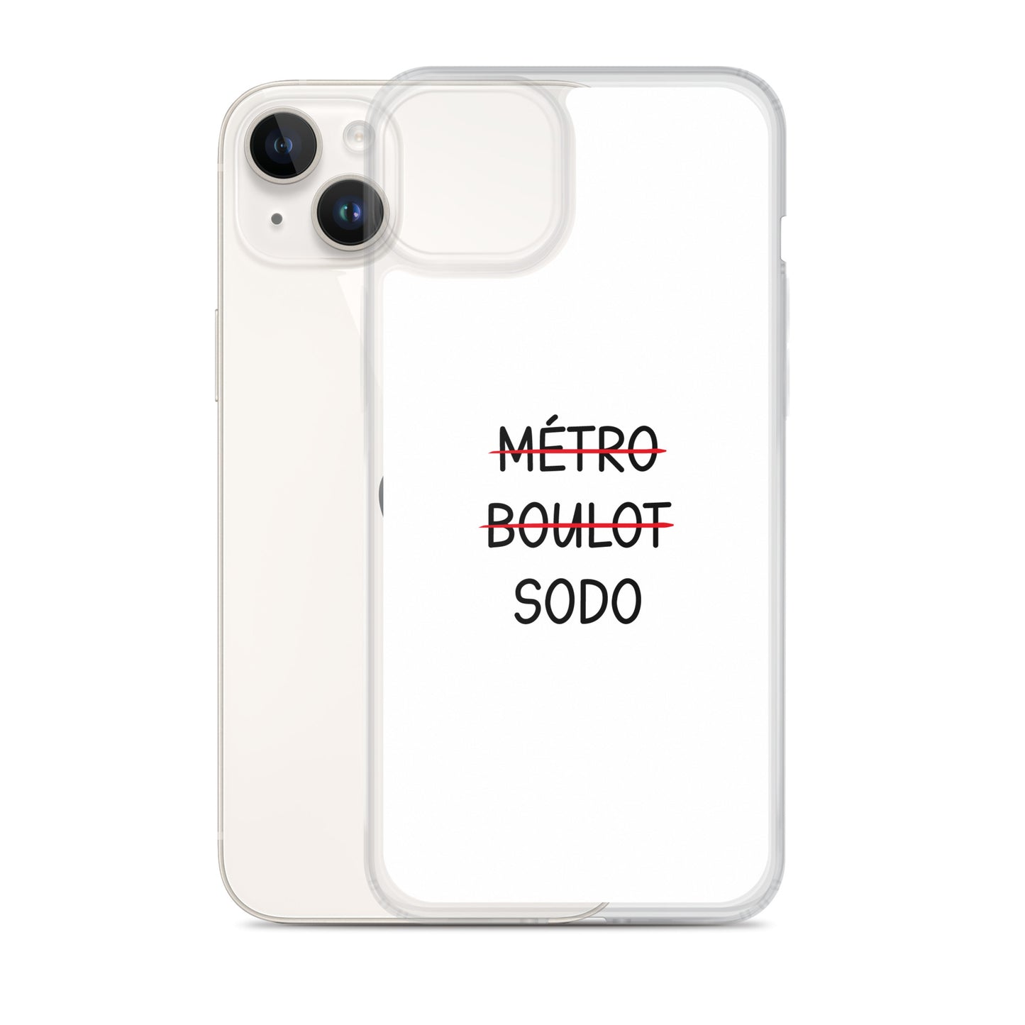 Coque iPhone Métro boulot sodo - Sedurro