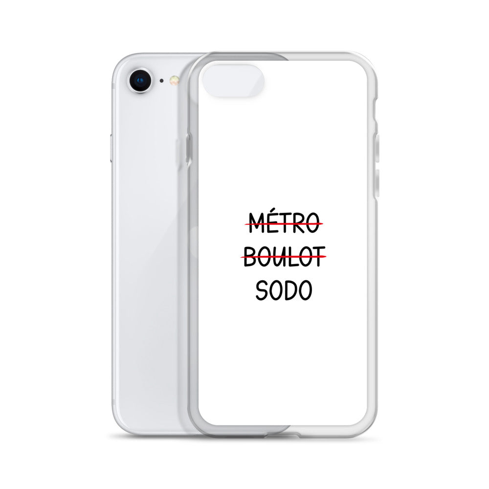Coque iPhone Métro boulot sodo - Sedurro