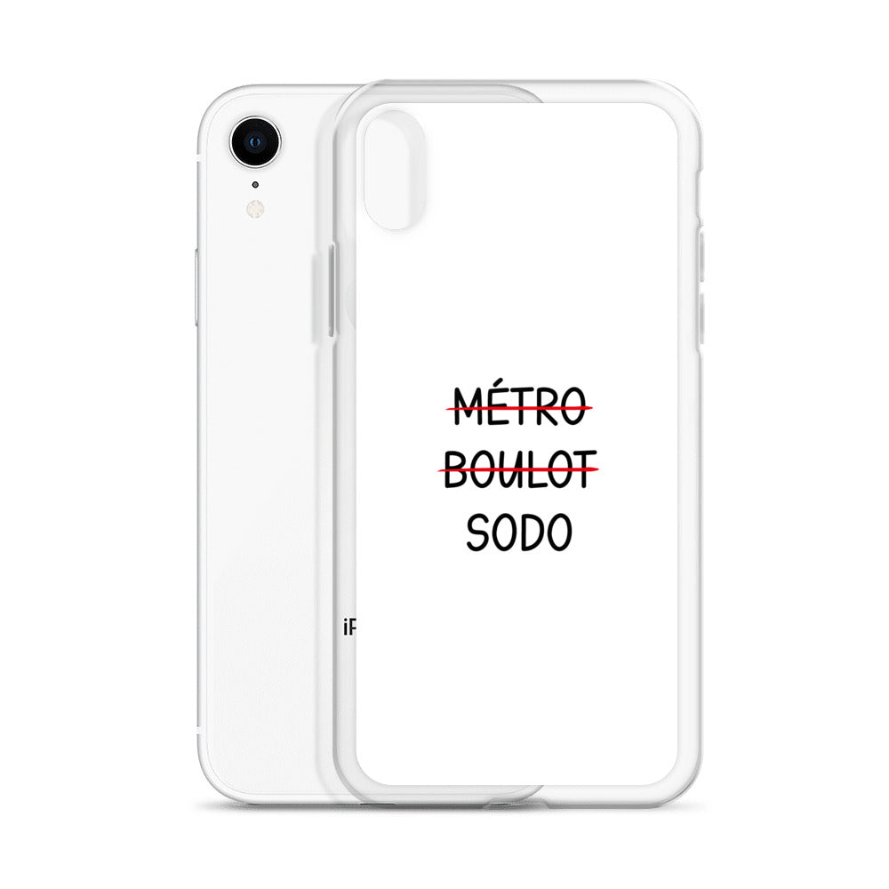 Coque iPhone Métro boulot sodo - Sedurro