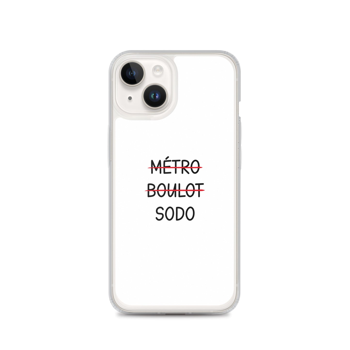 Coque iPhone Métro boulot sodo - Sedurro