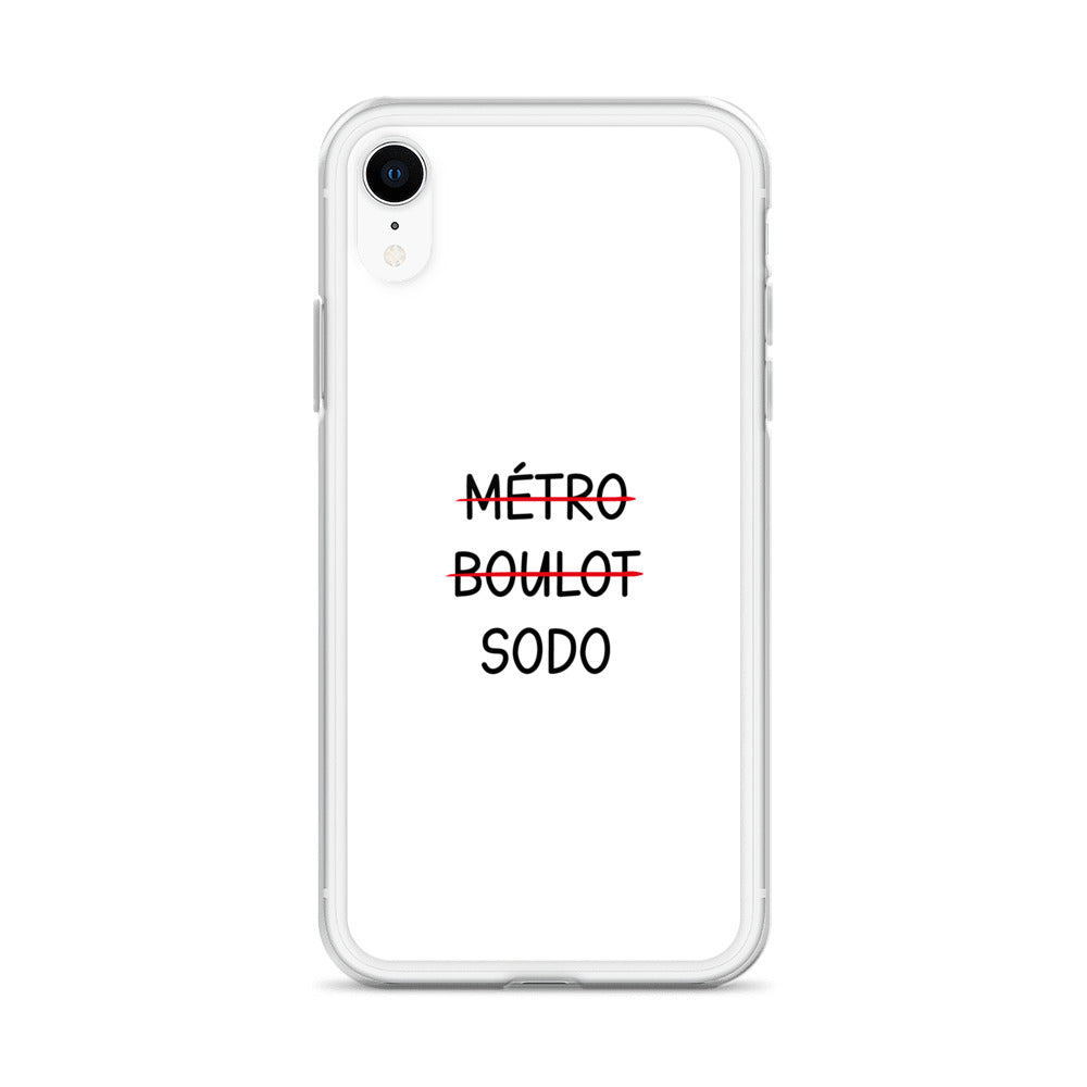 Coque iPhone Métro boulot sodo - Sedurro