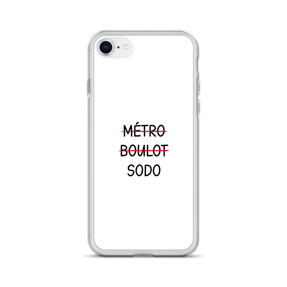 Coque iPhone Métro boulot sodo - Sedurro