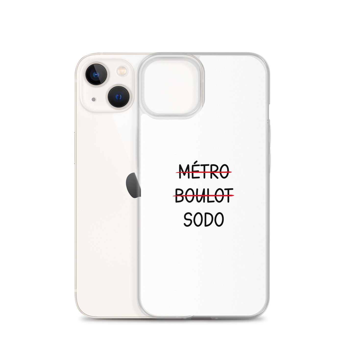 Coque iPhone Métro boulot sodo - Sedurro