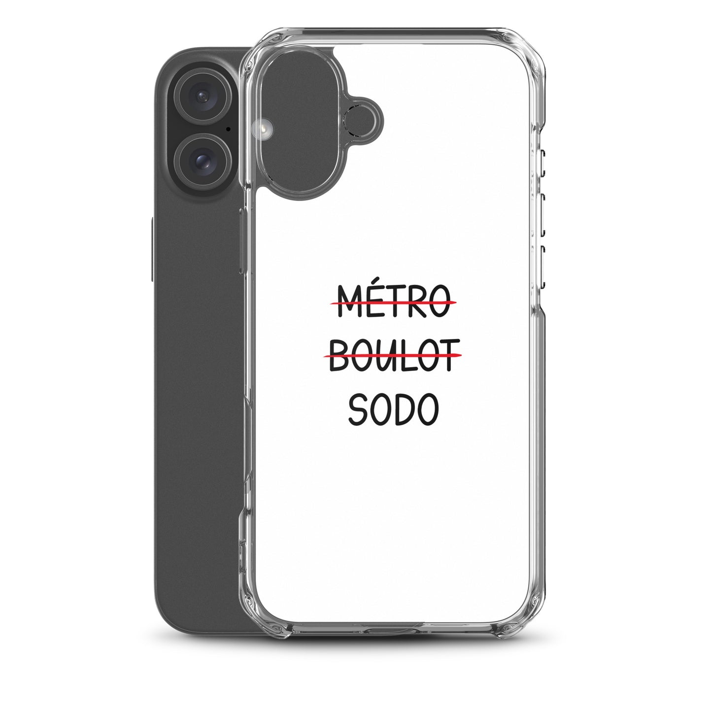 Coque iPhone Métro boulot sodo - Sedurro