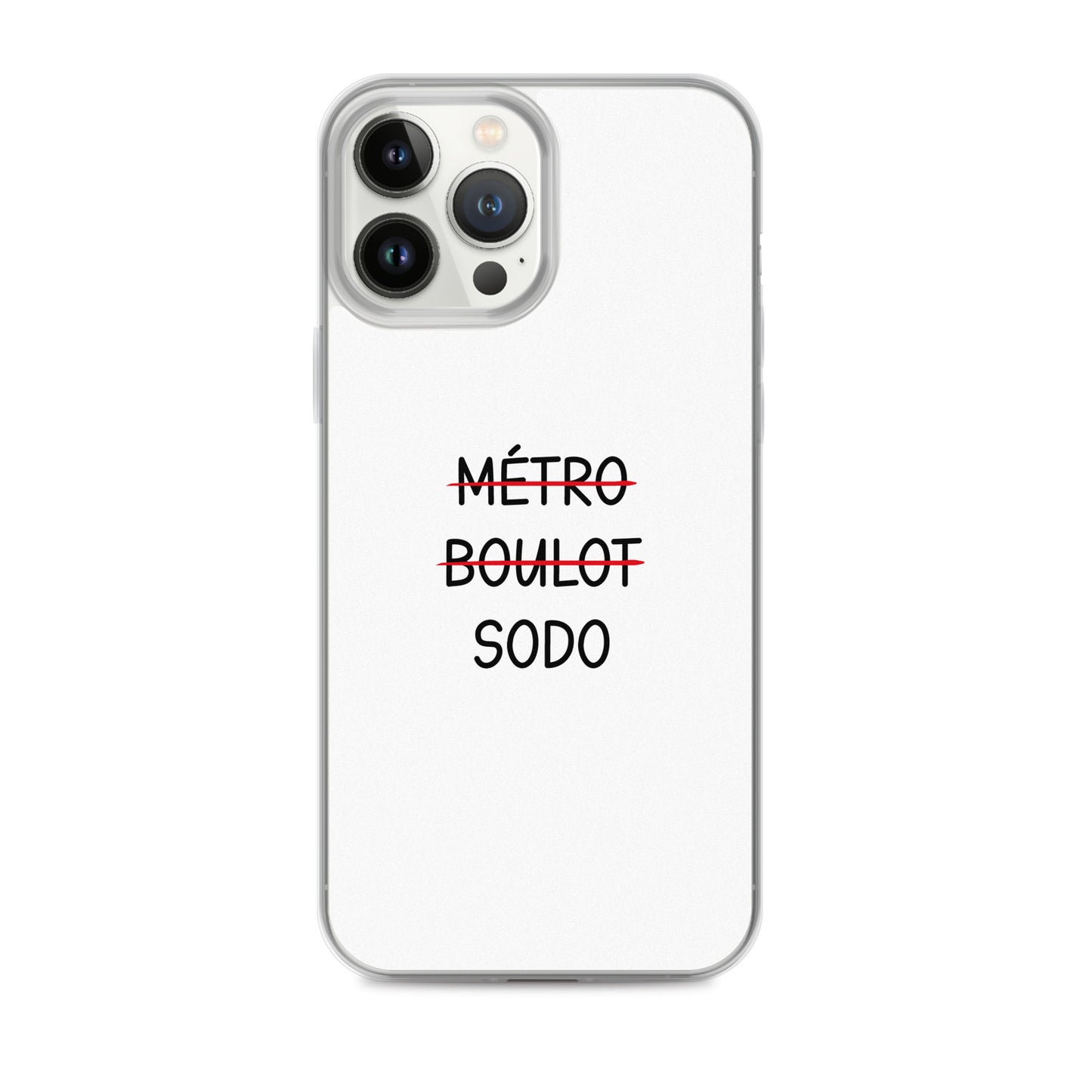 Coque iPhone Métro boulot sodo - Sedurro