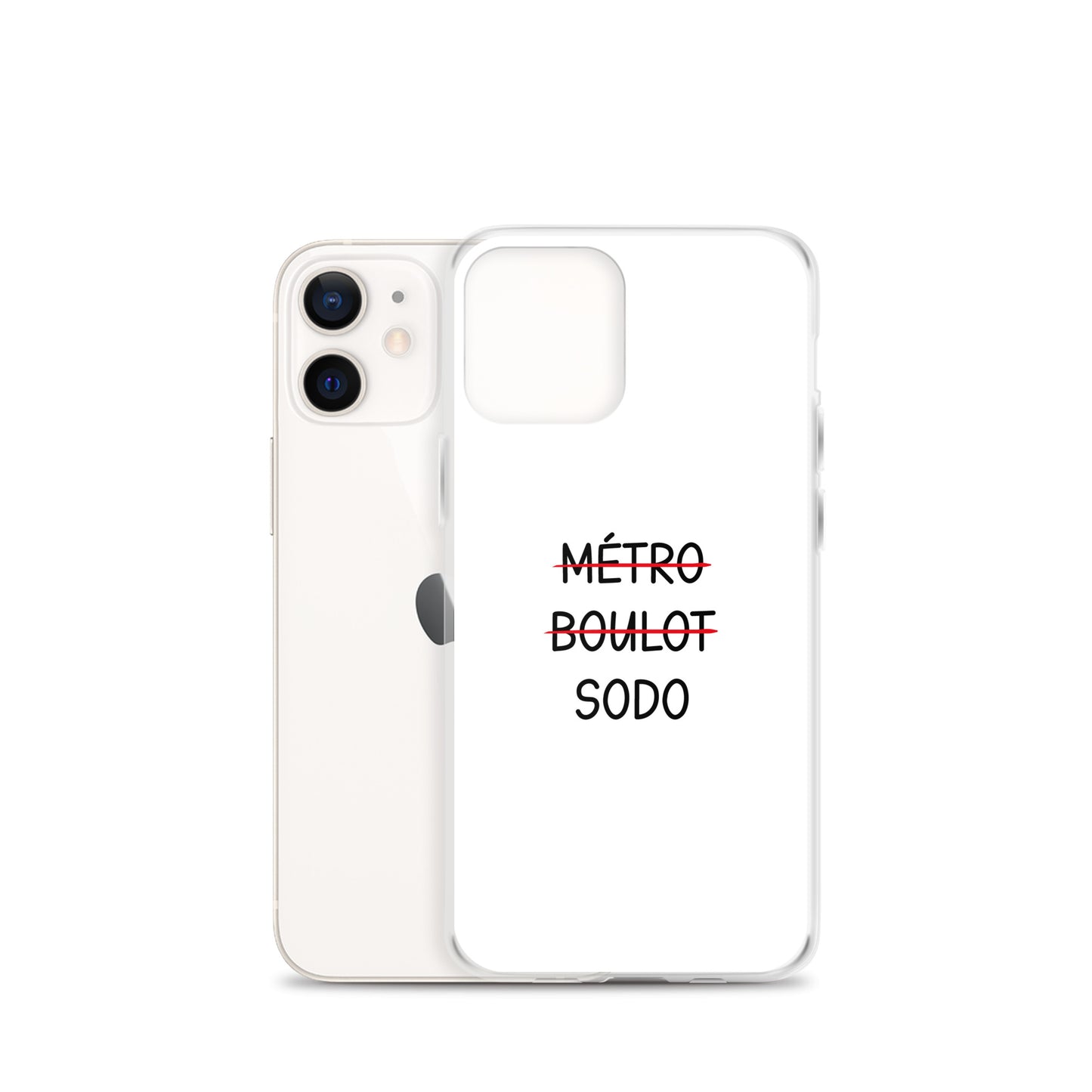 Coque iPhone Métro boulot sodo - Sedurro