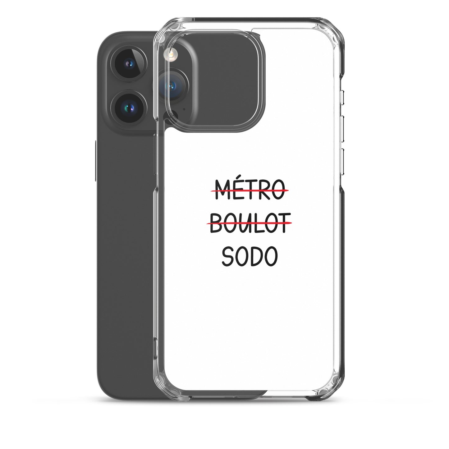 Coque iPhone Métro boulot sodo - Sedurro
