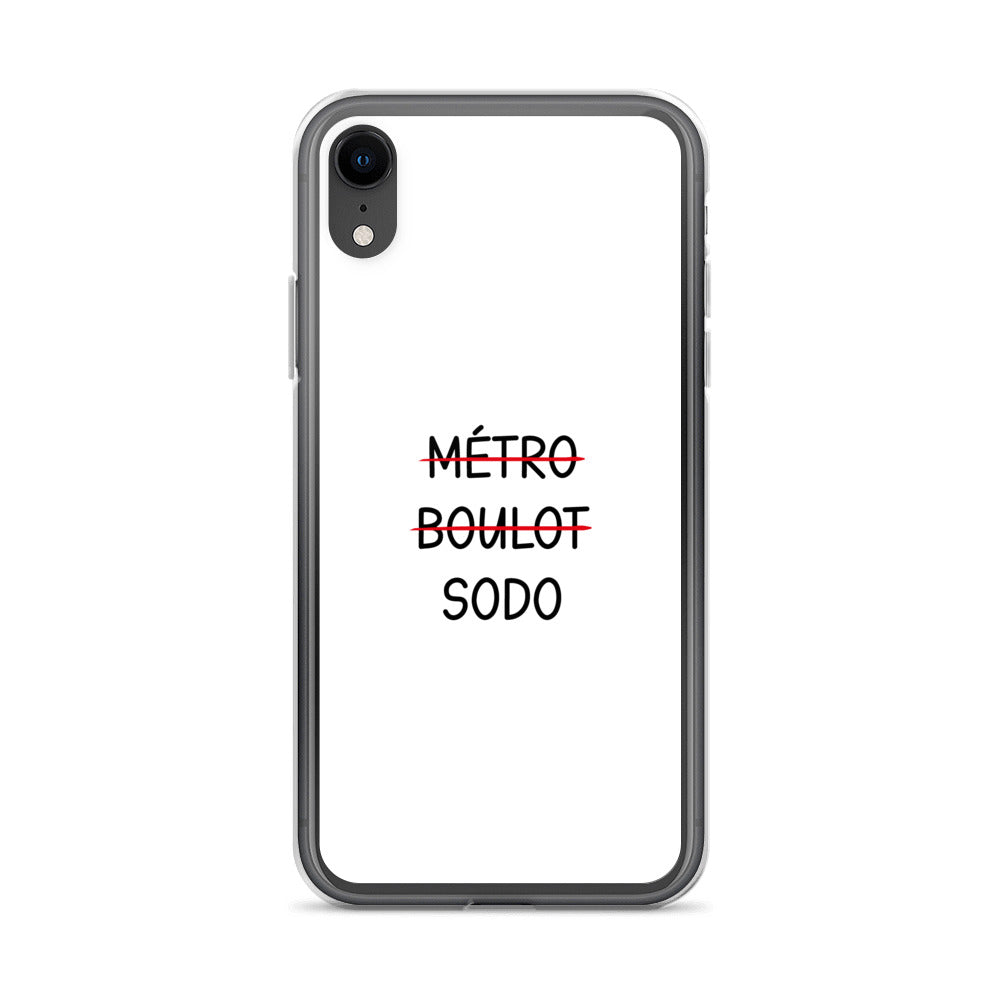 Coque iPhone Métro boulot sodo - Sedurro