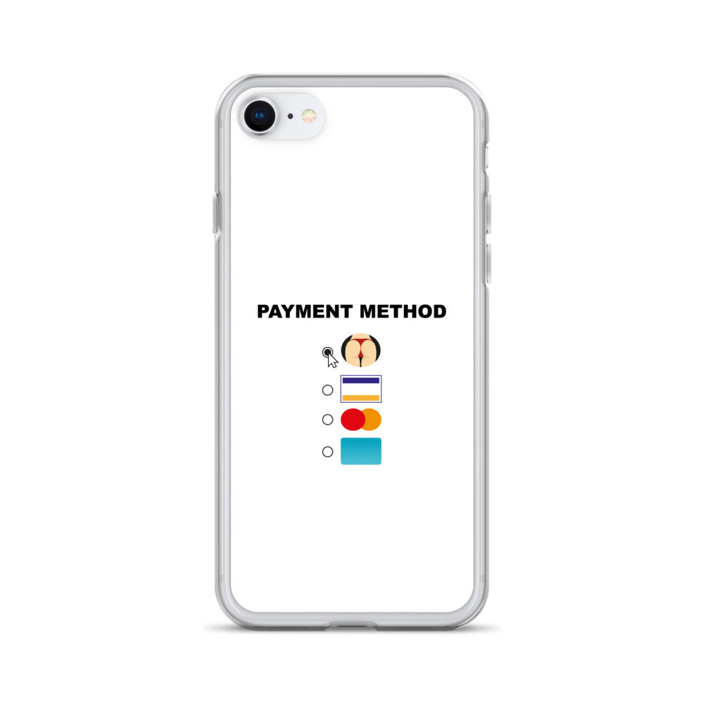 Coque iPhone Payment method butt - Sedurro
