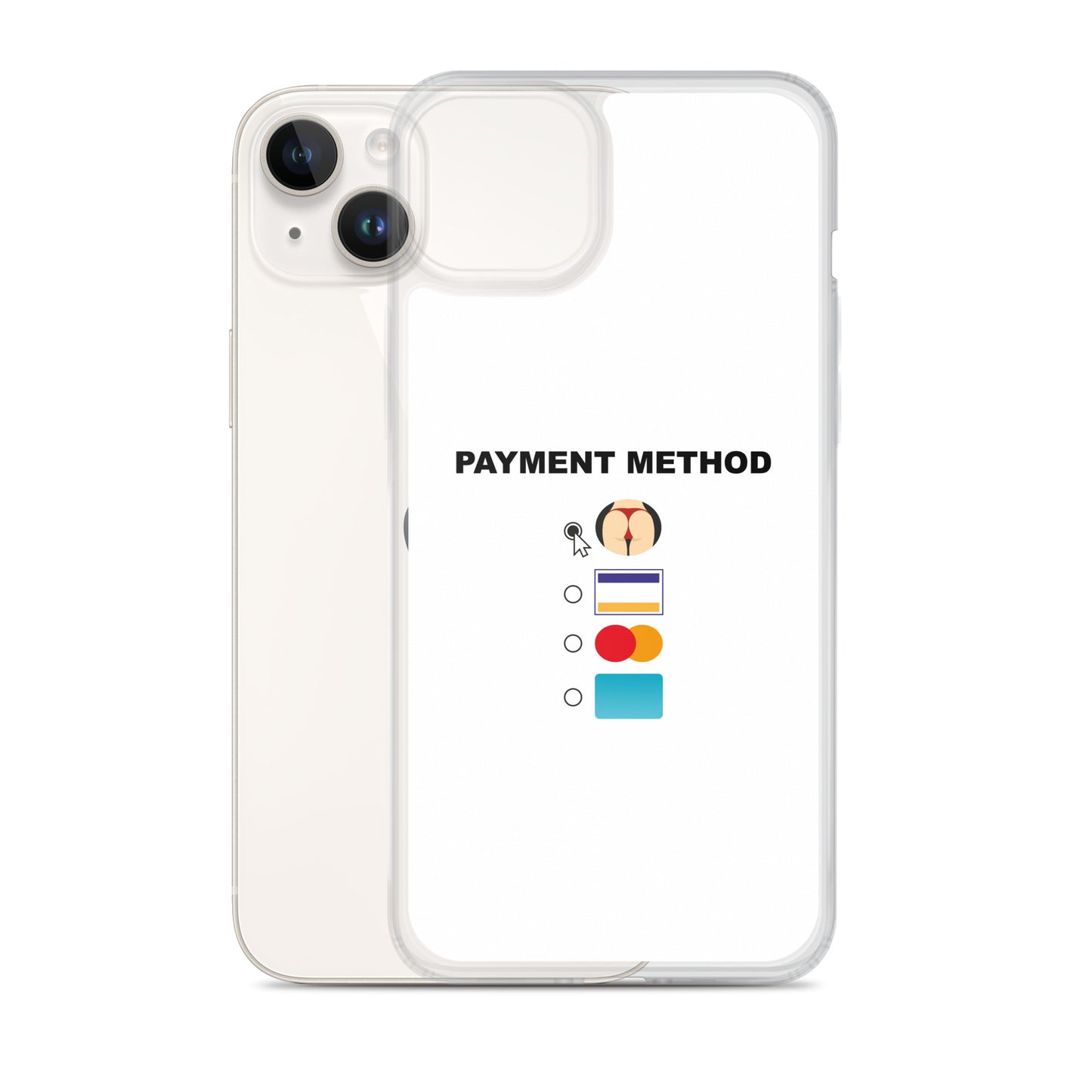 Coque iPhone Payment method butt - Sedurro