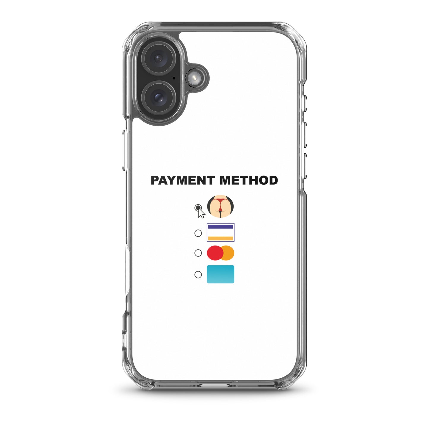 Coque iPhone Payment method butt - Sedurro