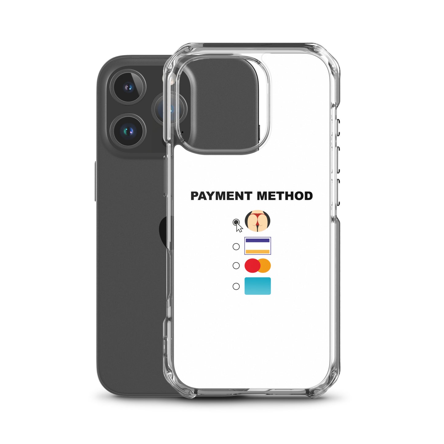 Coque iPhone Payment method butt - Sedurro