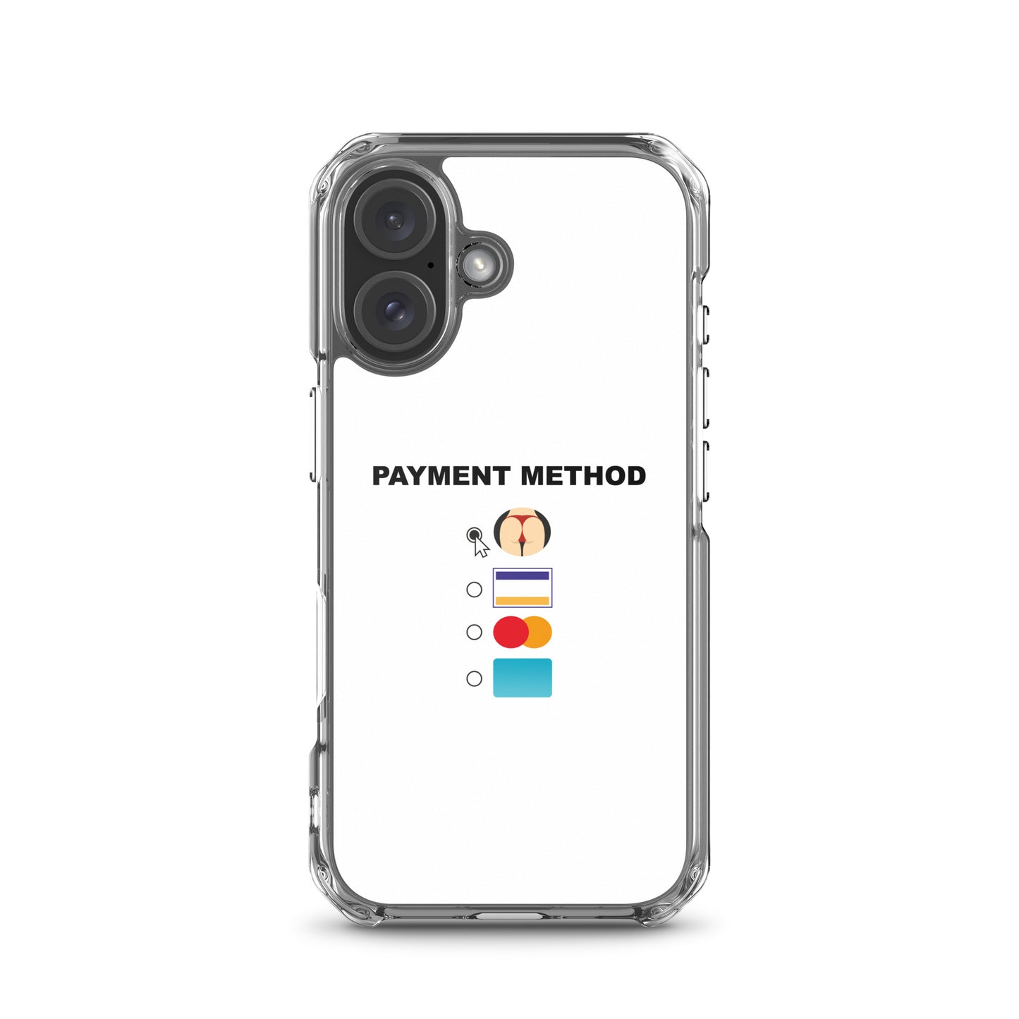 Coque iPhone Payment method butt - Sedurro