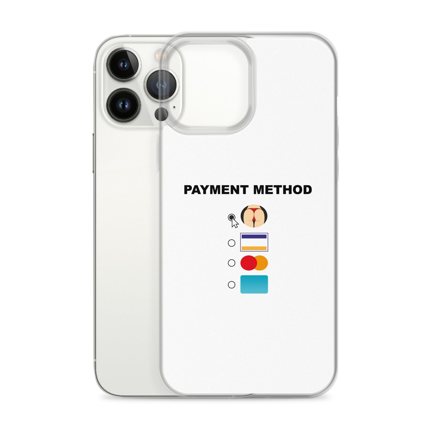 Coque iPhone Payment method butt - Sedurro