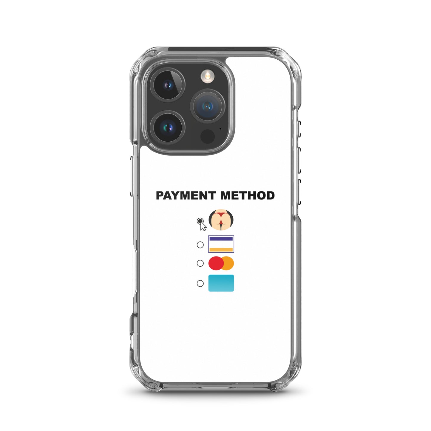 Coque iPhone Payment method butt - Sedurro