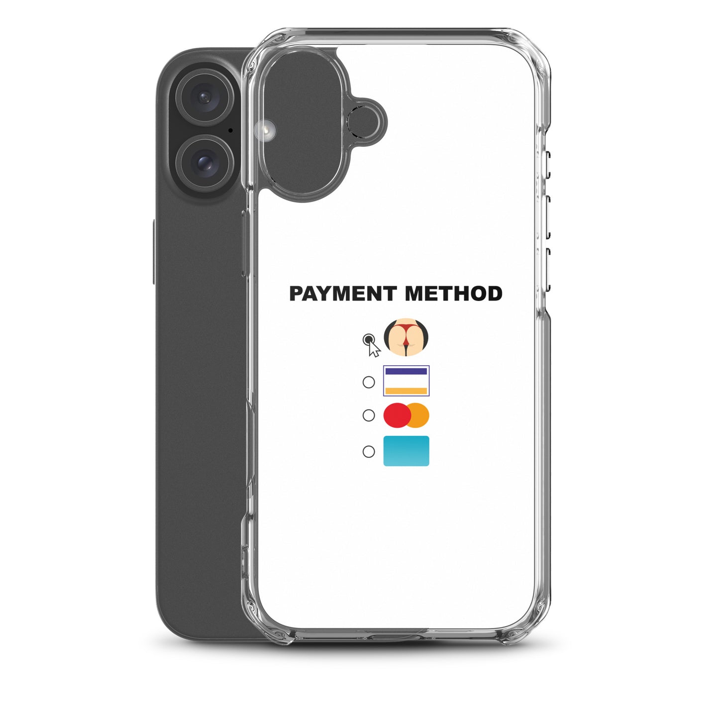 Coque iPhone Payment method butt - Sedurro
