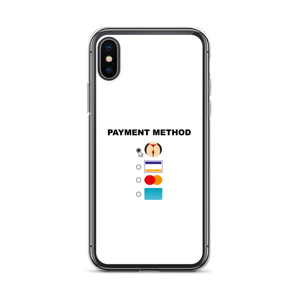 Coque iPhone Payment method butt - Sedurro