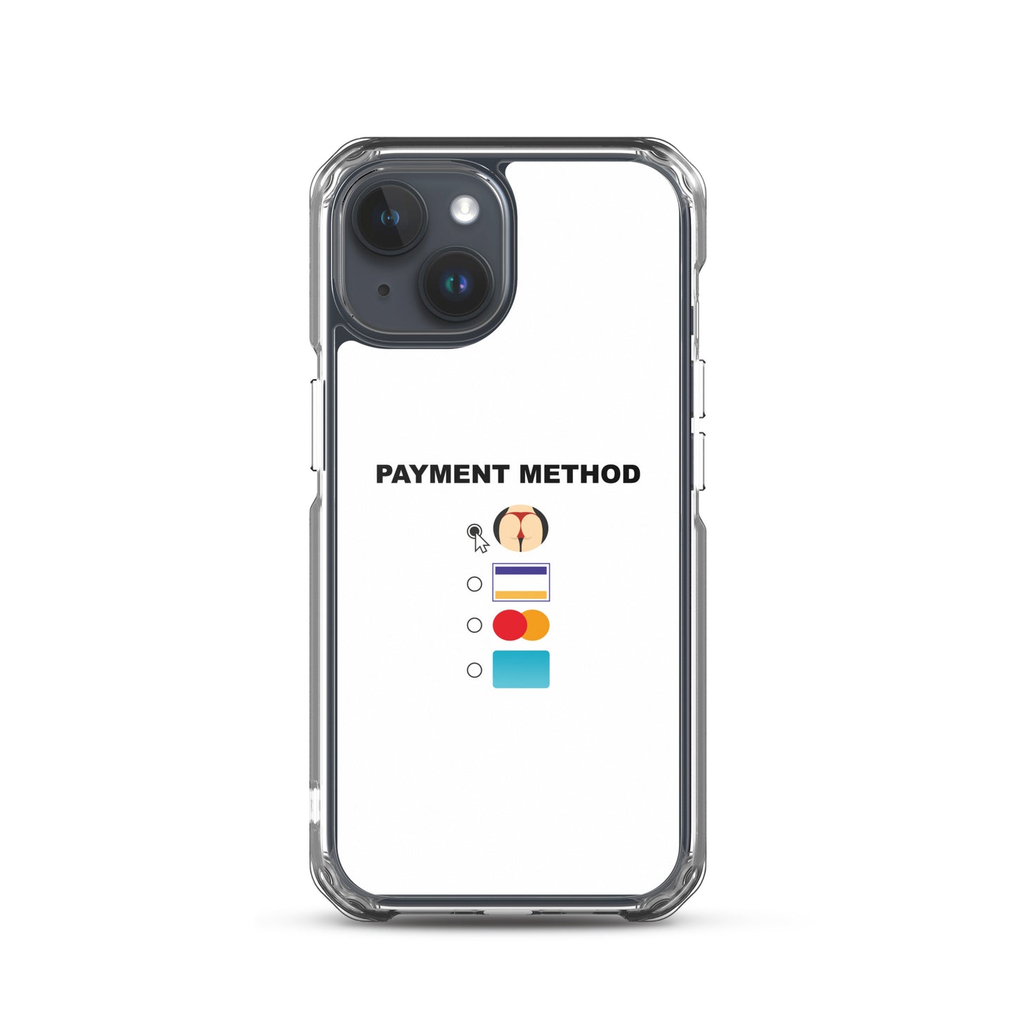 Coque iPhone Payment method butt - Sedurro