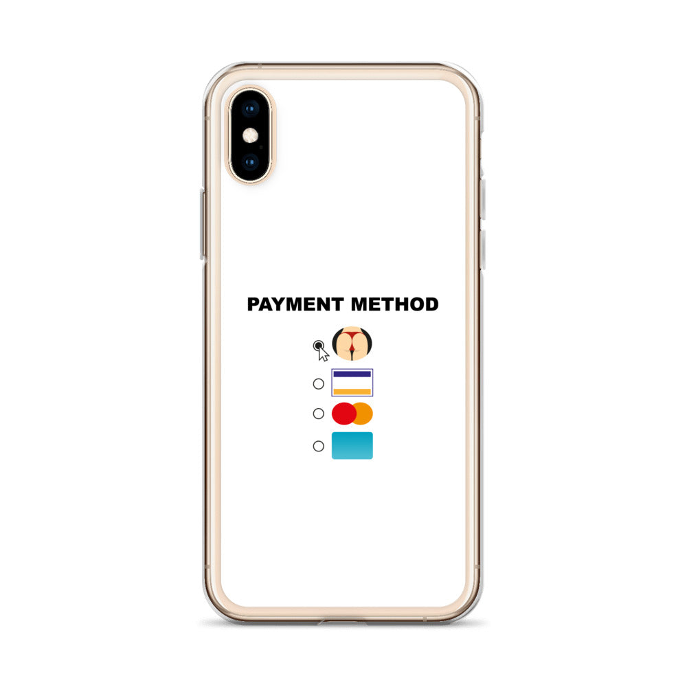 Coque iPhone Payment method butt - Sedurro