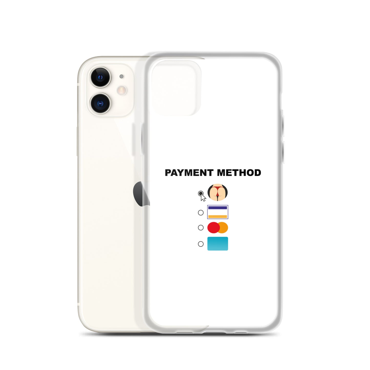 Coque iPhone Payment method butt - Sedurro