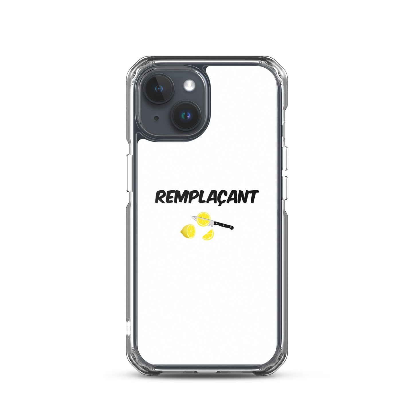 Coque iPhone Remplaçant coupeur de citrons iPhone 15 - Sedurro