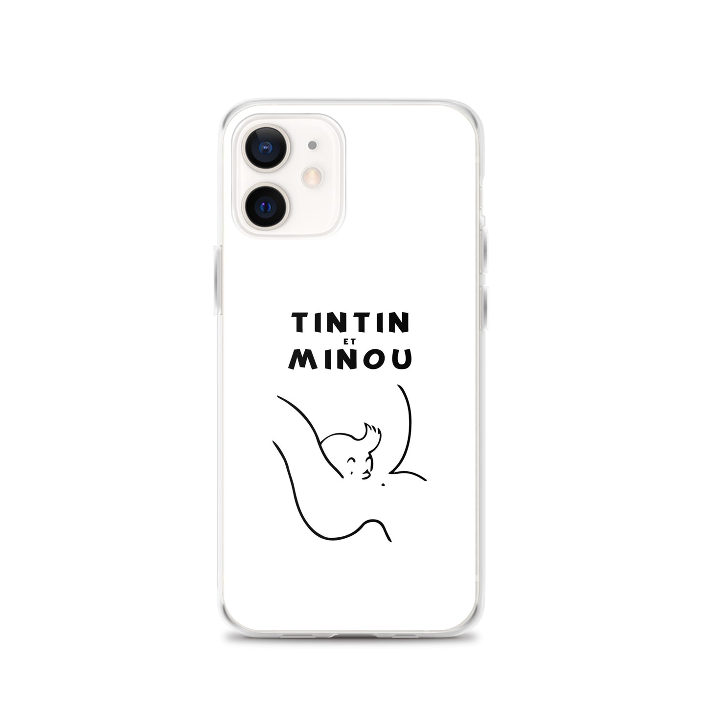 Coque iPhone Tintin et minou - Sedurro