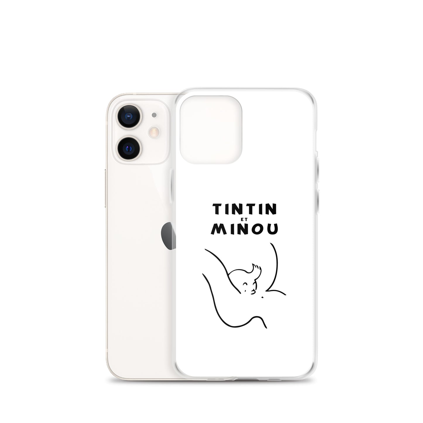 Coque iPhone Tintin et minou - Sedurro