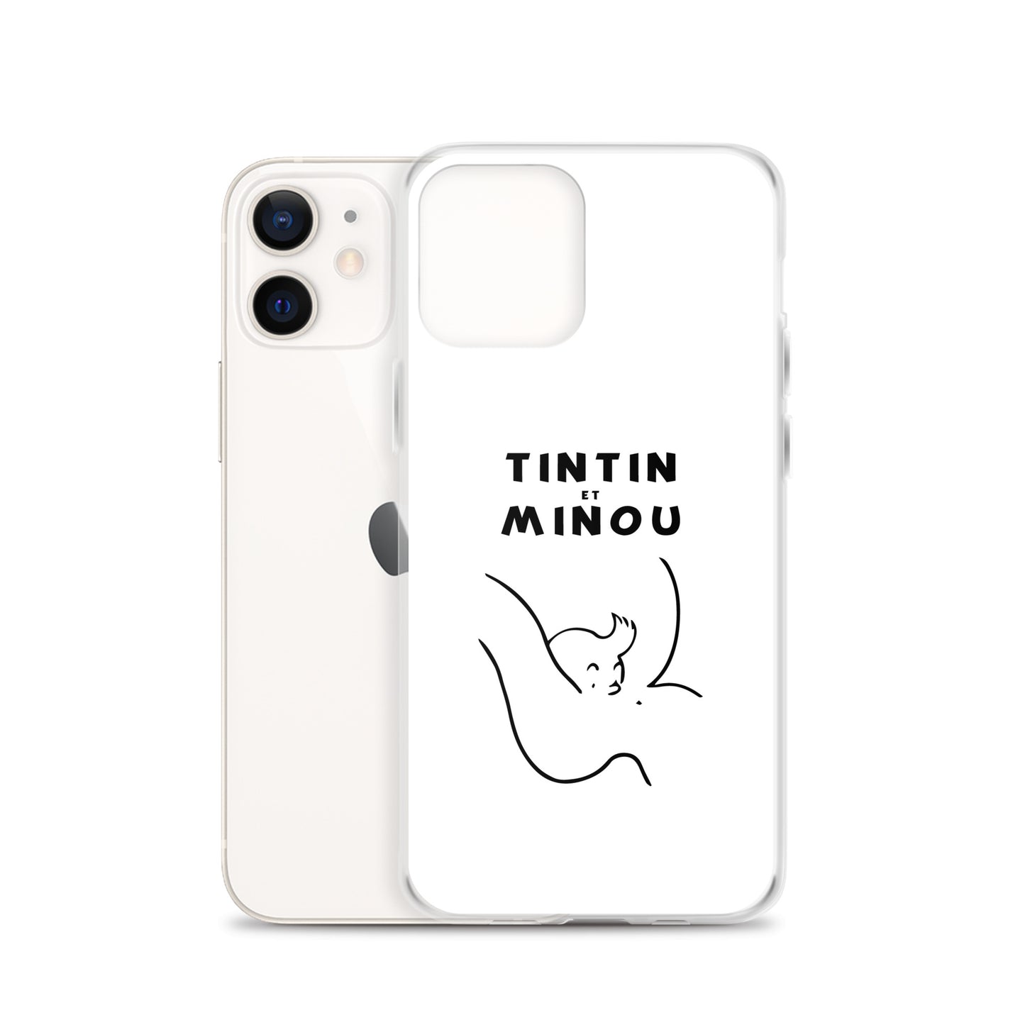 Coque iPhone Tintin et minou - Sedurro