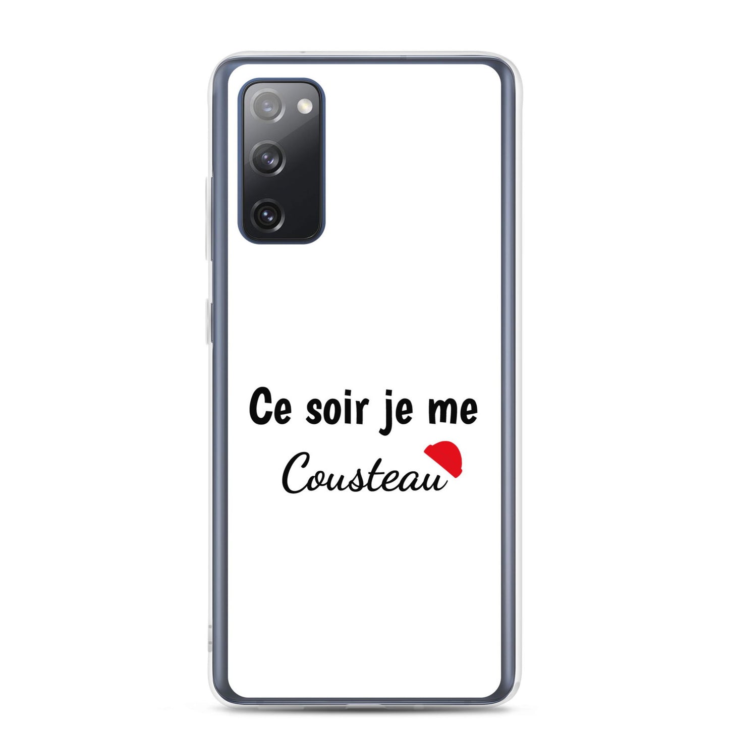 Coque Samsung Ce soir je me cousteau - Sedurro