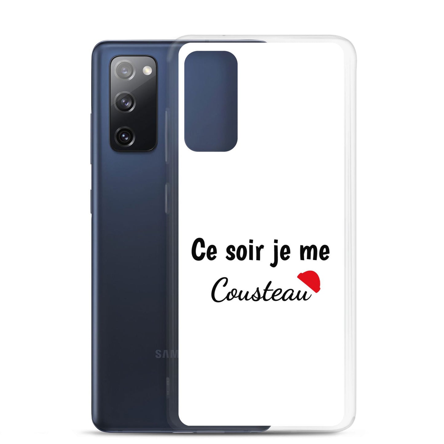 Coque Samsung Ce soir je me cousteau - Sedurro