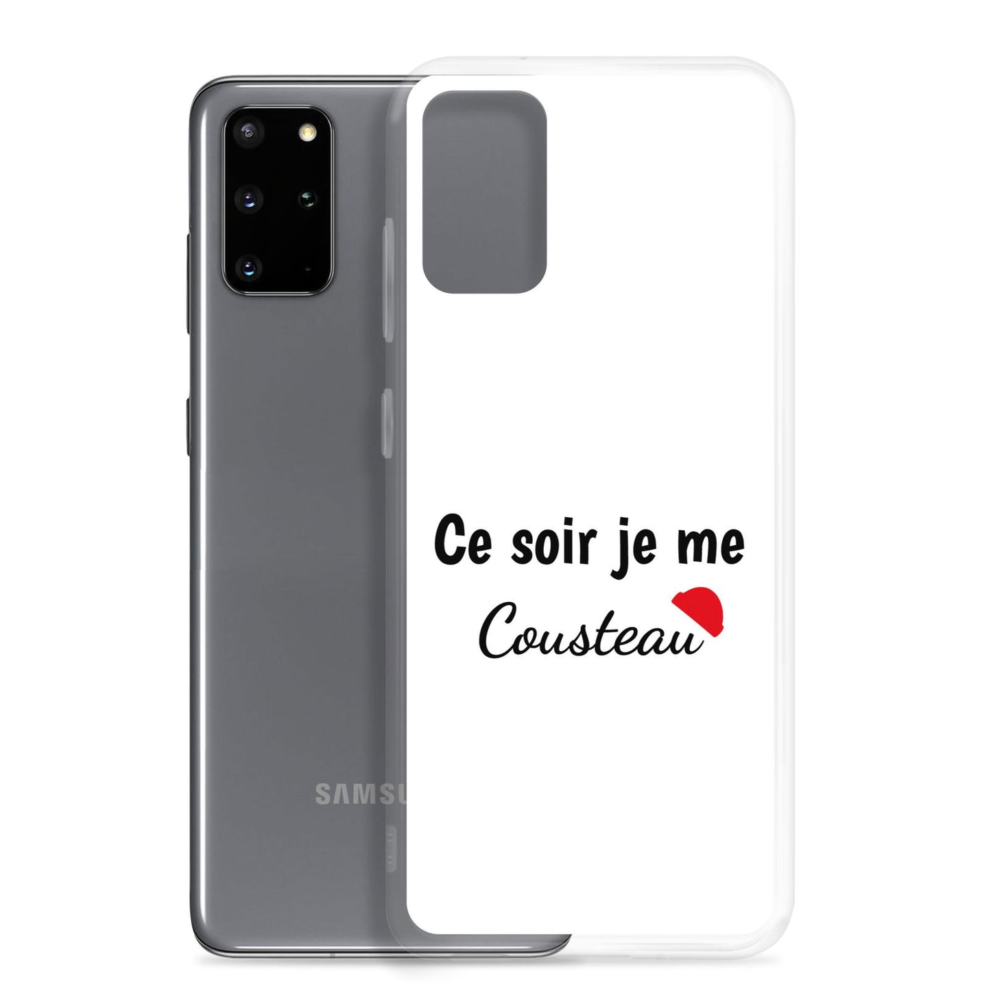 Coque Samsung Ce soir je me cousteau - Sedurro