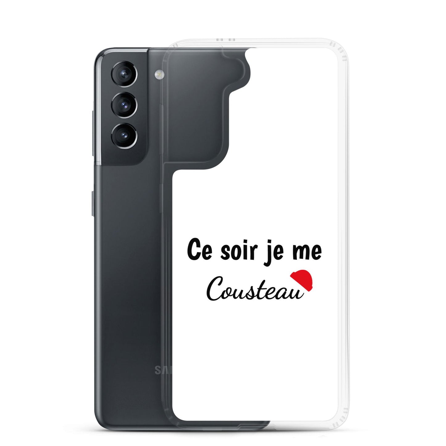 Coque Samsung Ce soir je me cousteau - Sedurro