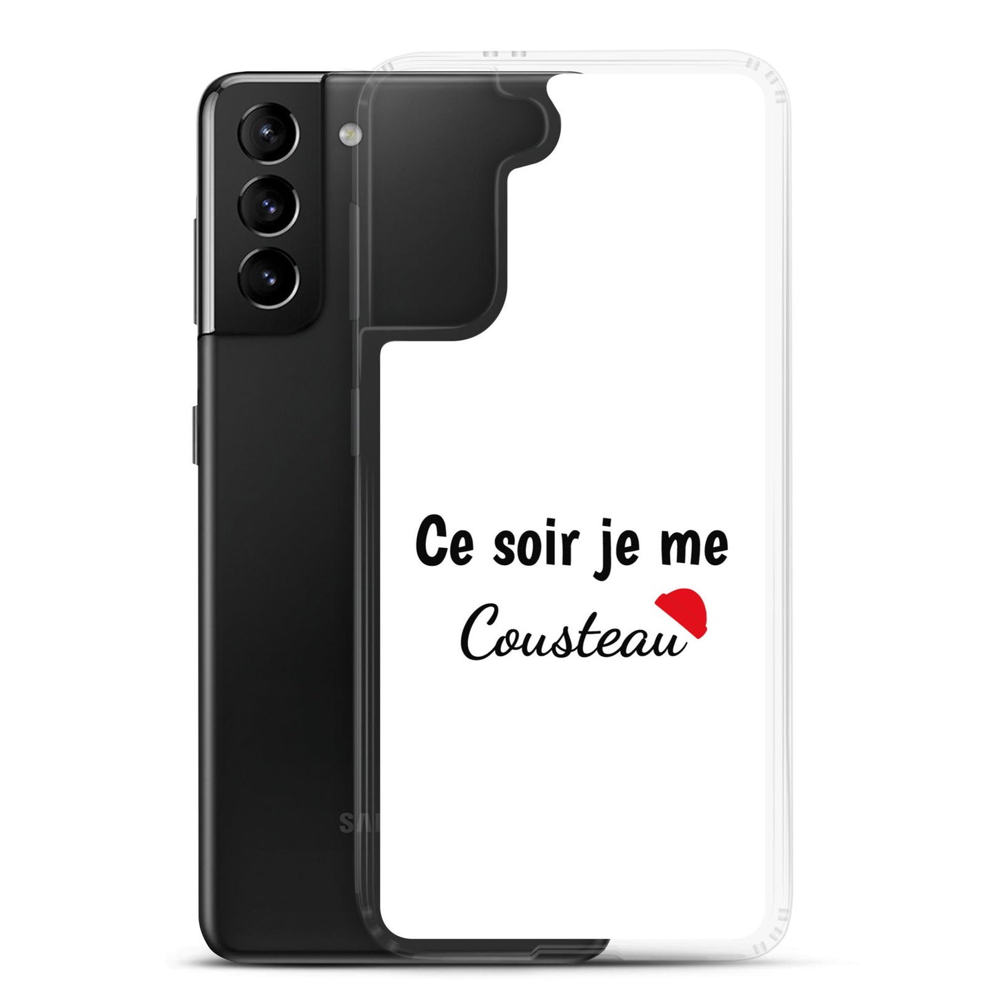 Coque Samsung Ce soir je me cousteau - Sedurro