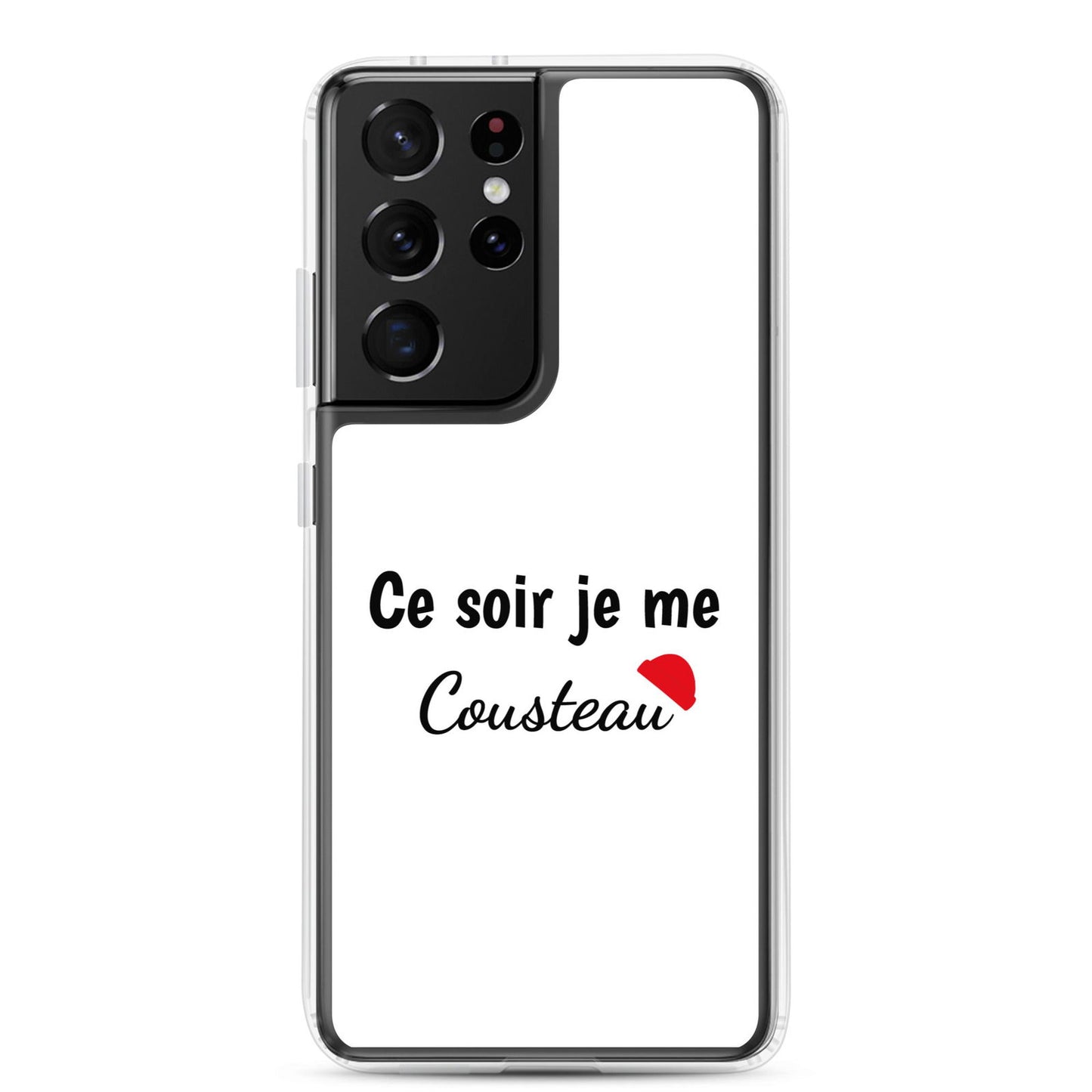 Coque Samsung Ce soir je me cousteau - Sedurro