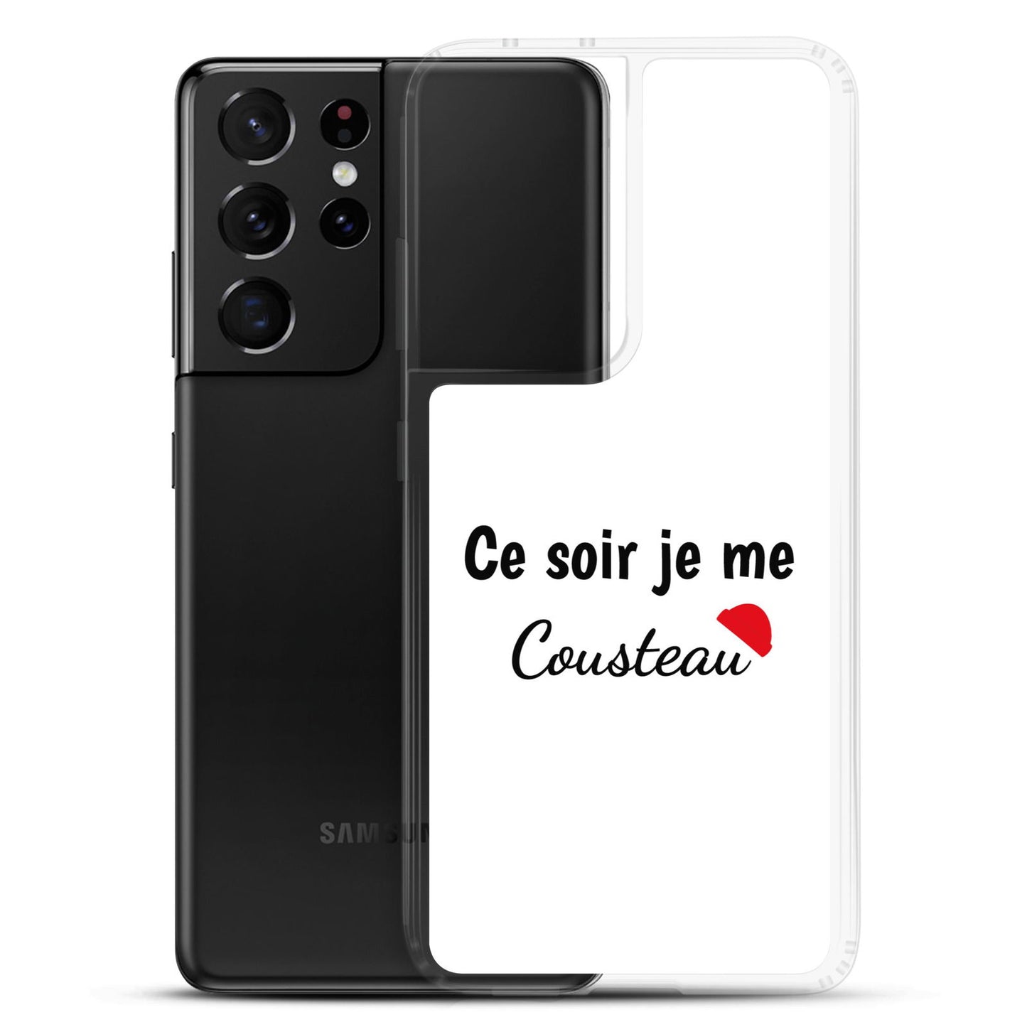 Coque Samsung Ce soir je me cousteau - Sedurro
