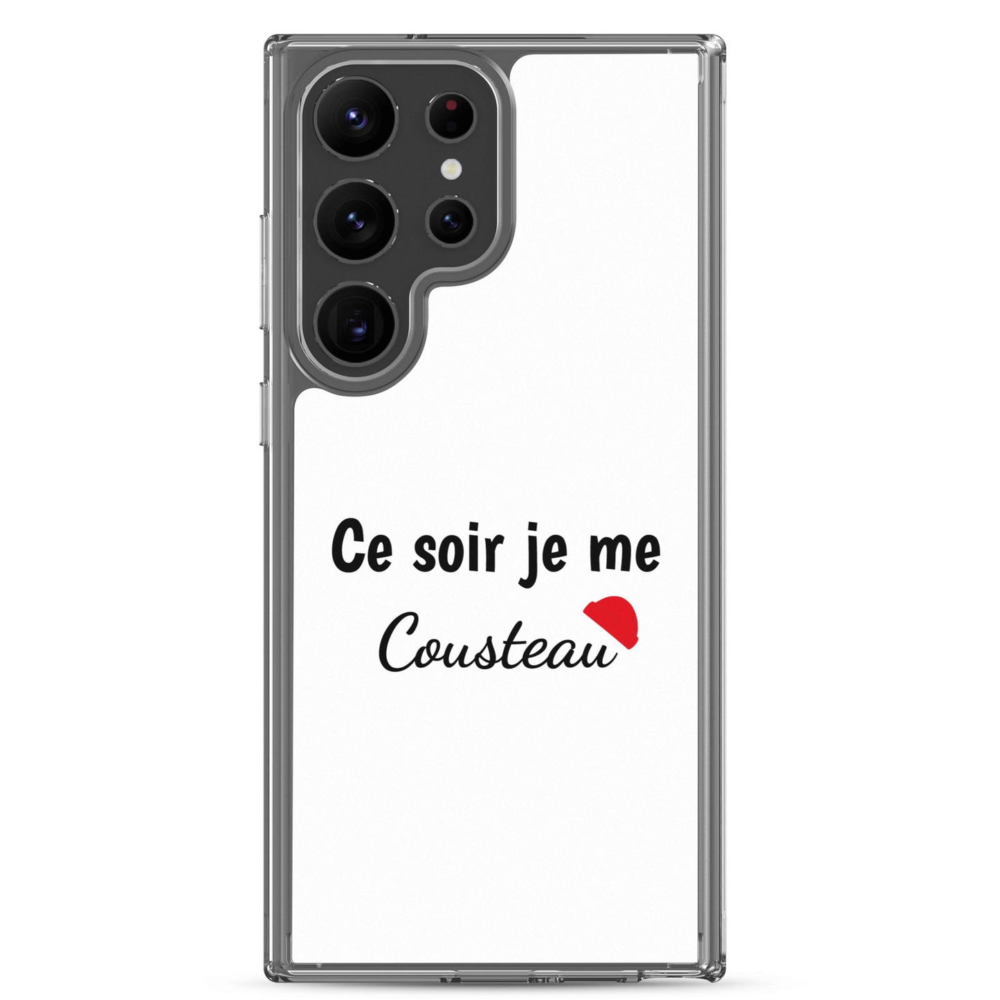 Coque Samsung Ce soir je me cousteau - Sedurro
