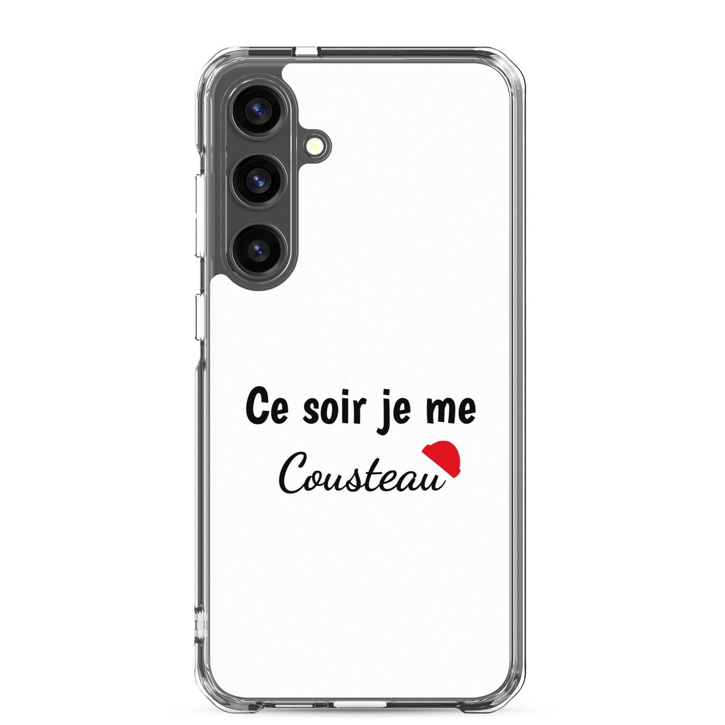 Coque Samsung Ce soir je me cousteau - Sedurro