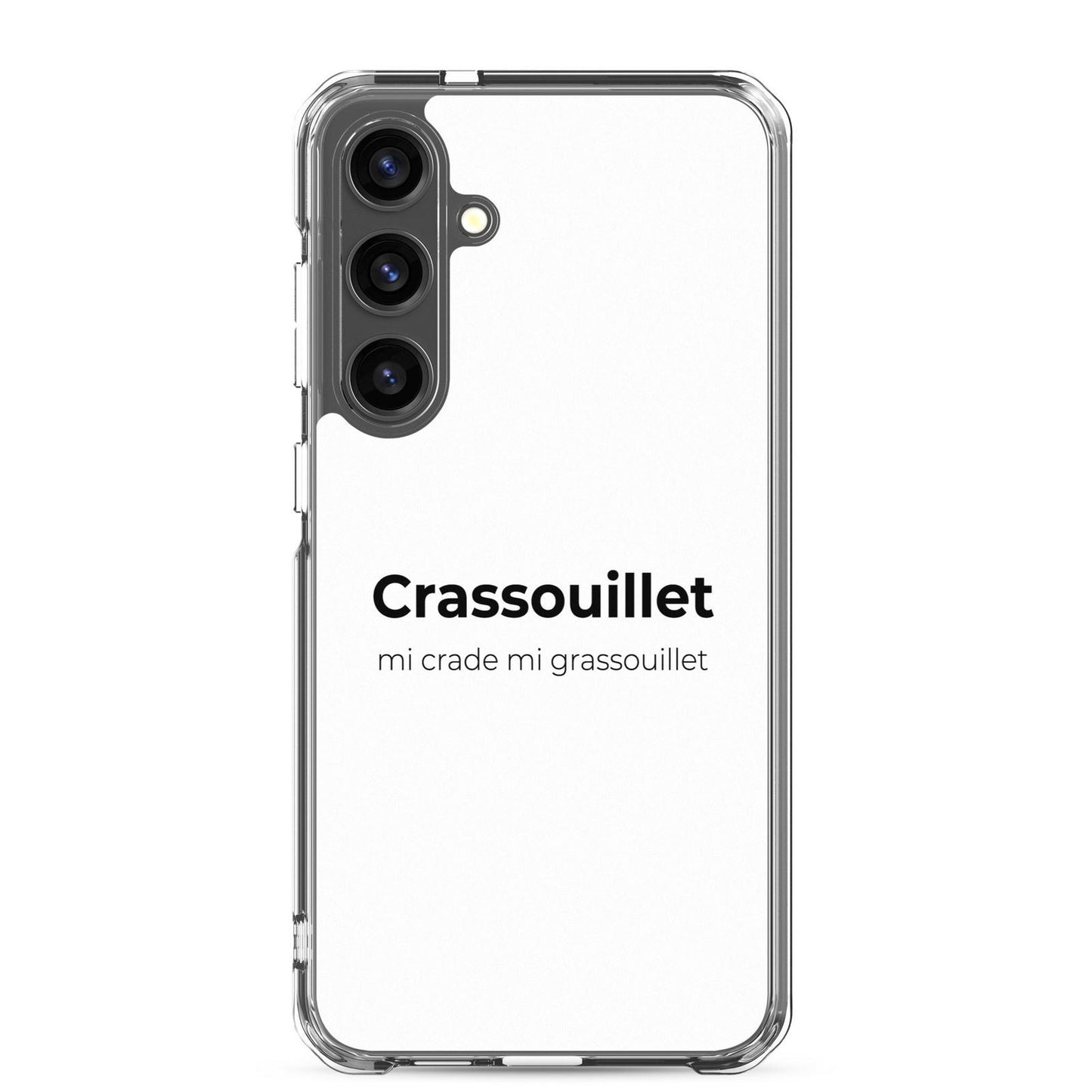 Coque Samsung Crassouillet mi crade mi grassouillet Samsung Galaxy S24 Plus - Sedurro