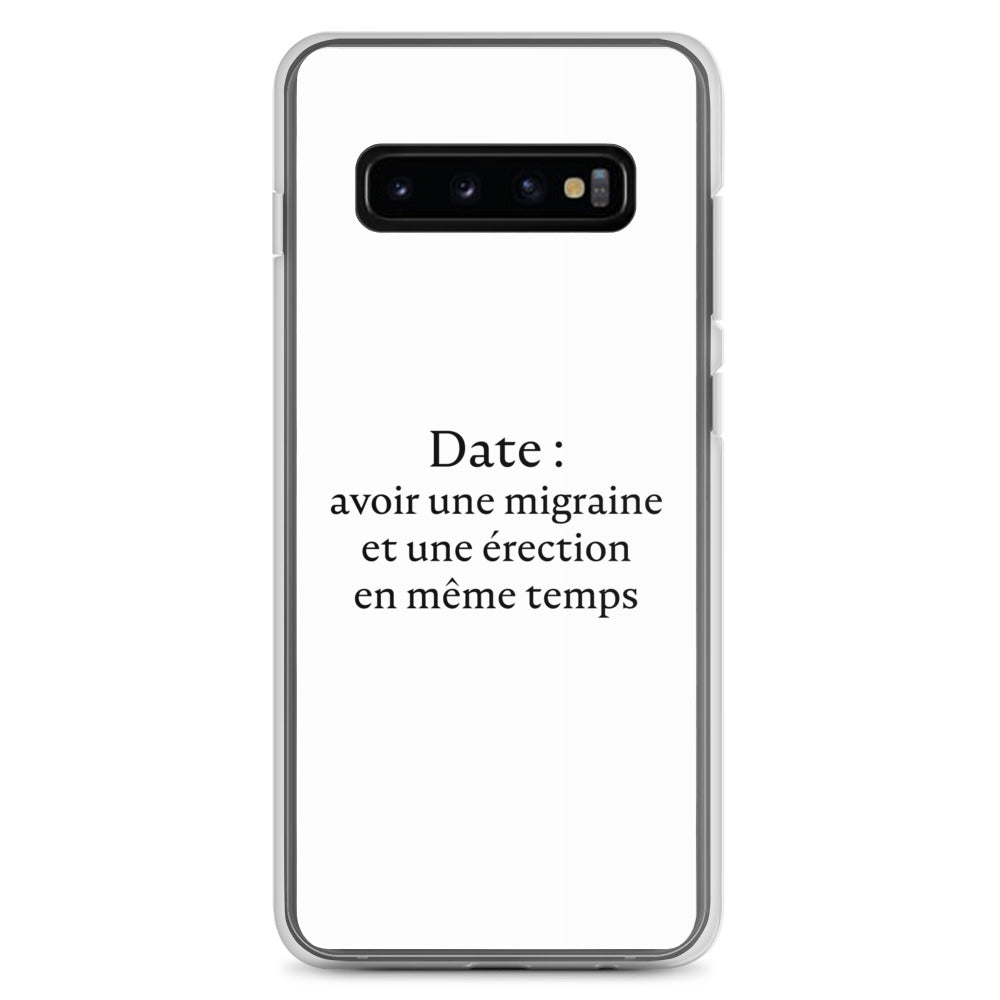 Coque Samsung Date avoir une migraine et une érection en même temps Samsung Galaxy S10+ - Sedurro