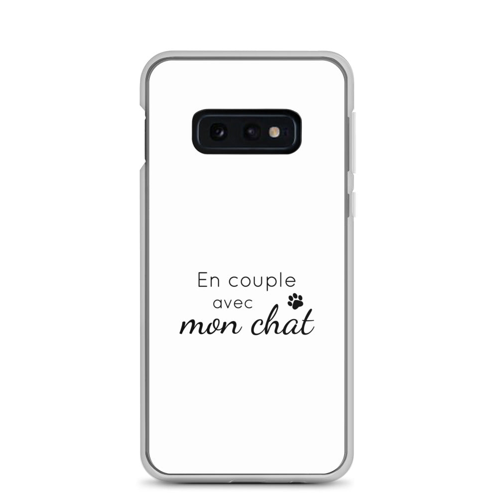 Coque Samsung En couple avec mon chat - Sedurro