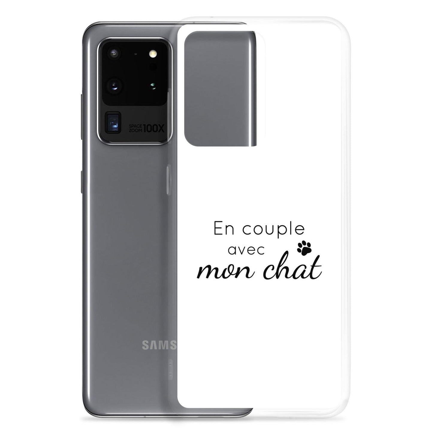 Coque Samsung En couple avec mon chat Samsung Galaxy S20 Ultra - Sedurro