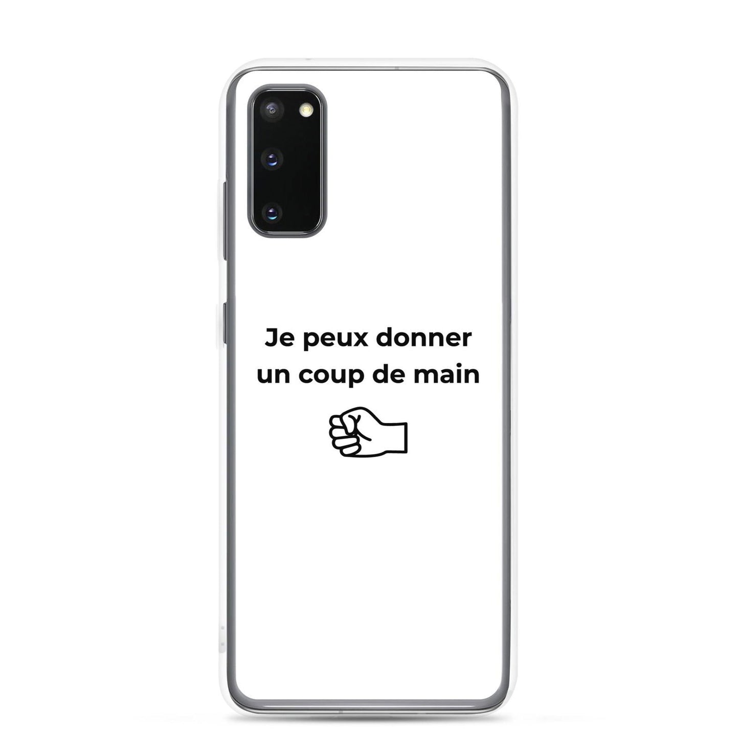Coque Samsung Je peux donner un coup de main fist - Sedurro