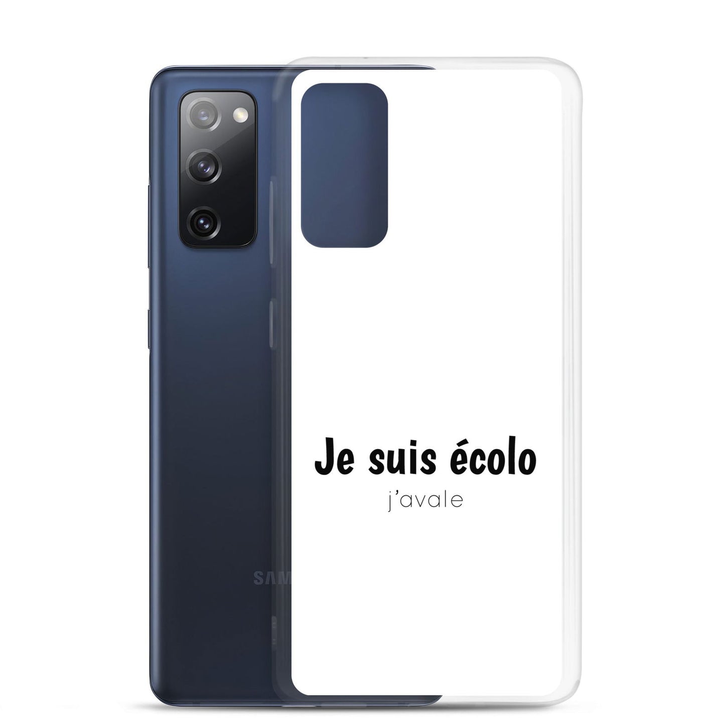 Coque Samsung Je suis écolo j'avale - Sedurro