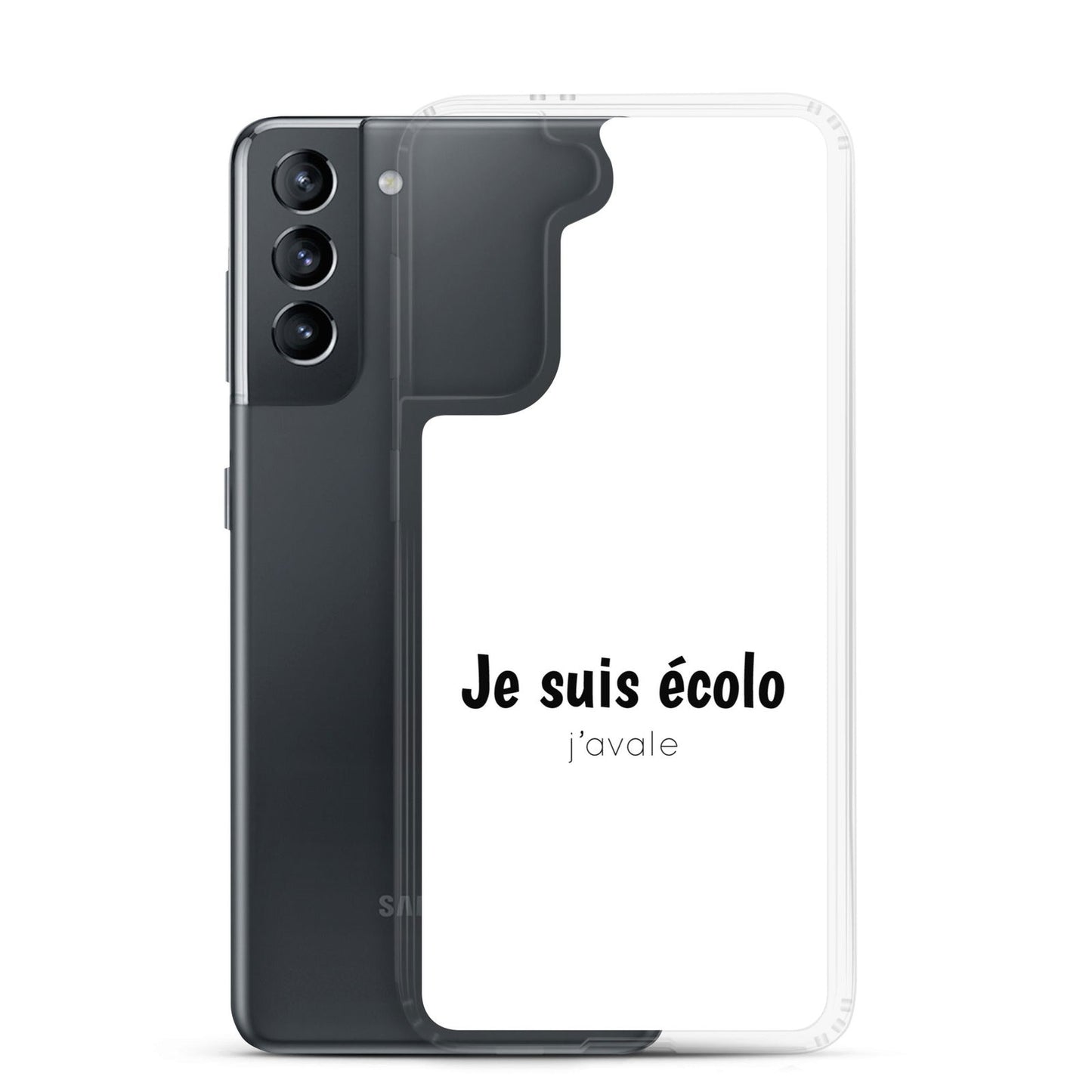 Coque Samsung Je suis écolo j'avale - Sedurro